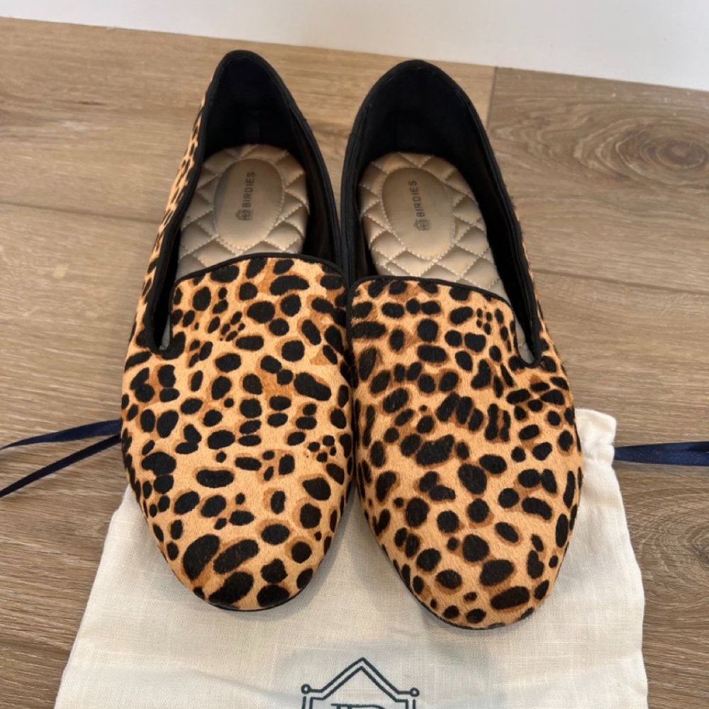 Birdies Starling Flat Leopard - Size 9